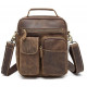 Сумка мужская Crazy horse Vintage Коричневая