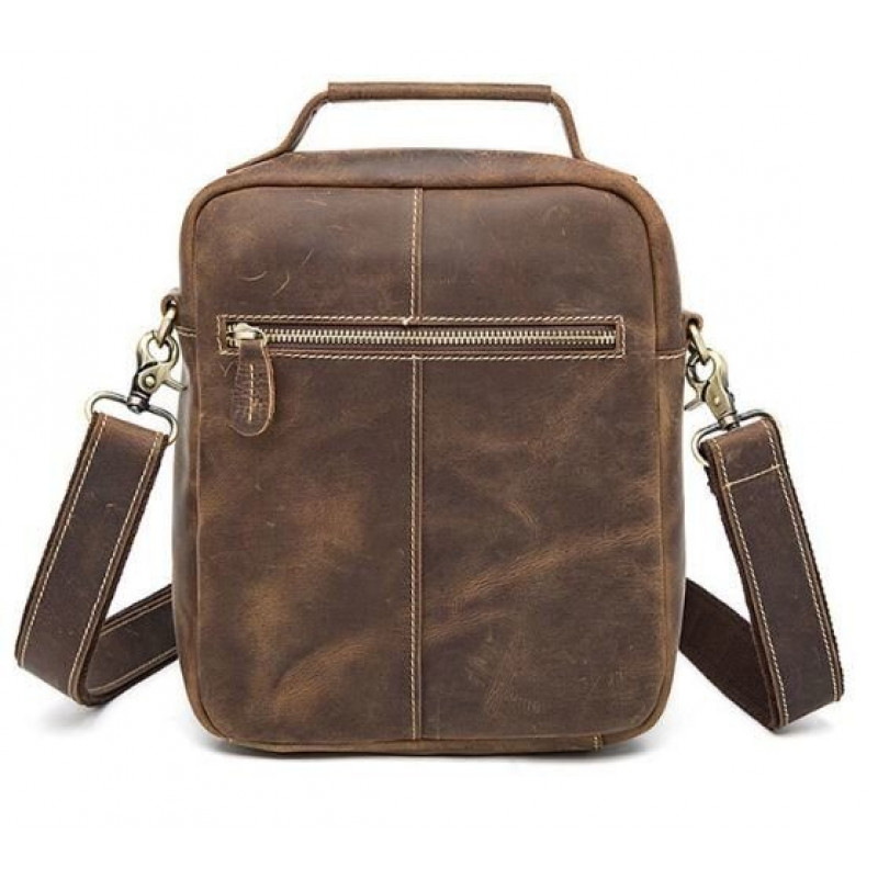 Сумка мужская Crazy horse Vintage Коричневая