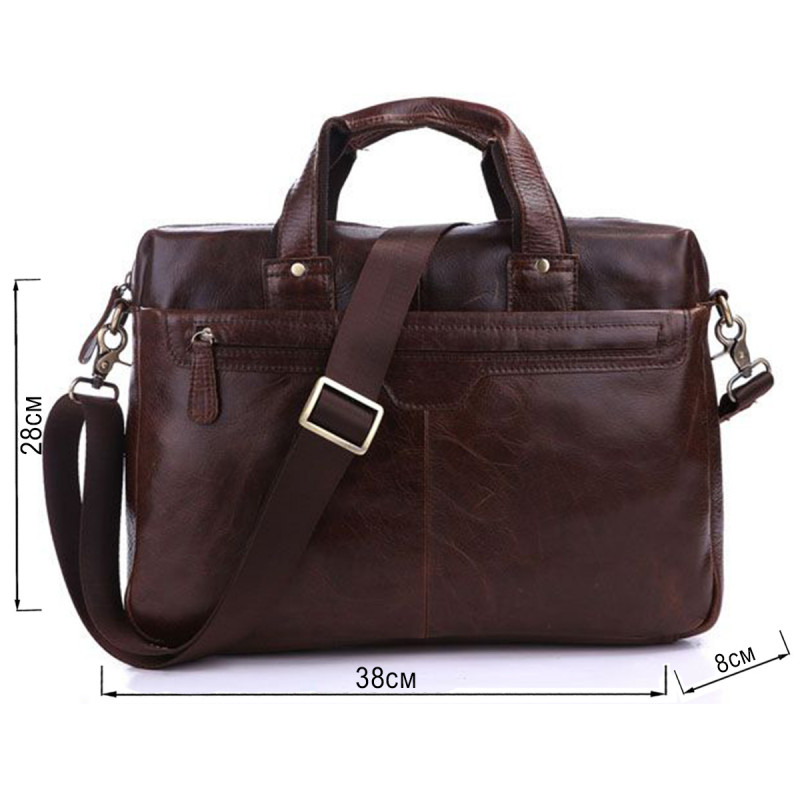 Сумка чоловіча Vintage Коричнева