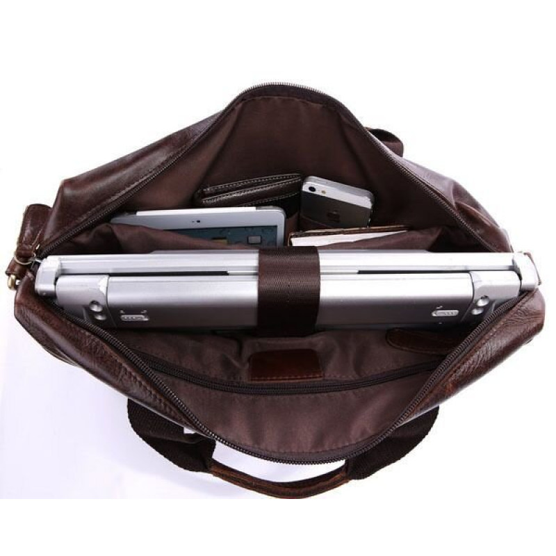 Сумка чоловіча Vintage Коричнева