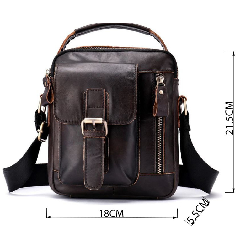 Сумка мужская Vintage Коричневая