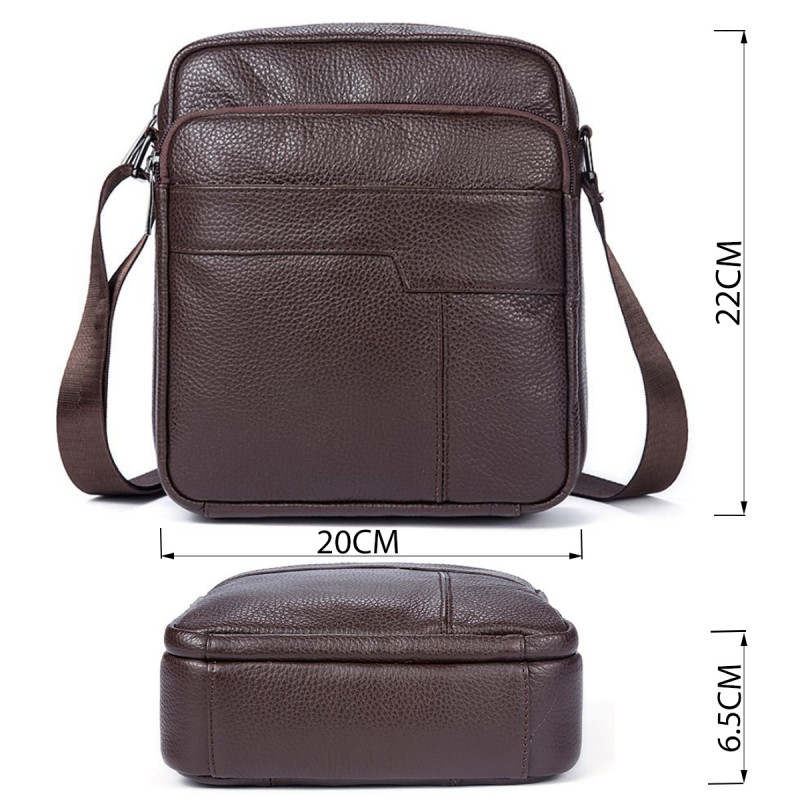 Сумка мужская Vintage Коричневая