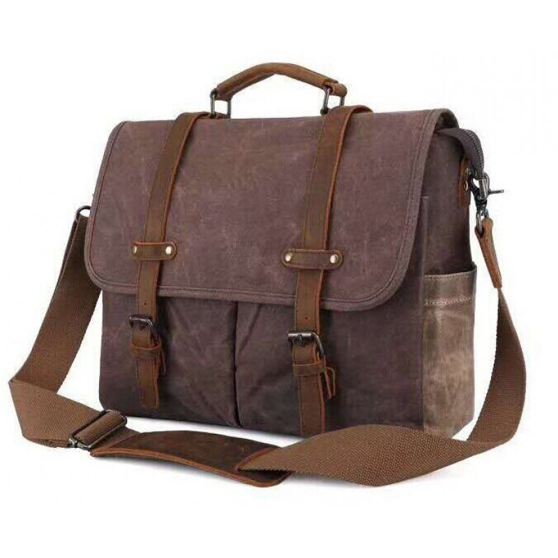 Сумка-портфель на плечо Vintage Коричневая