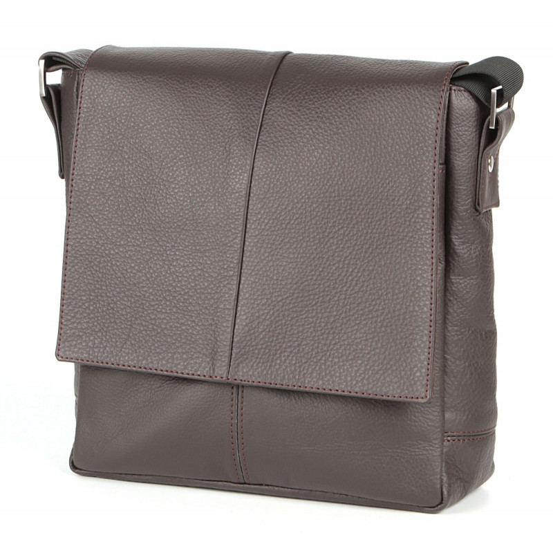 Сумка SHVIGEL кожаная Коричневая