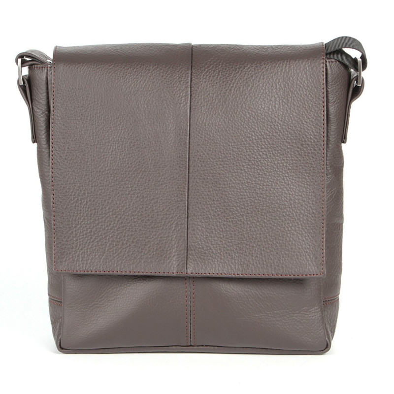 Сумка SHVIGEL кожаная Коричневая