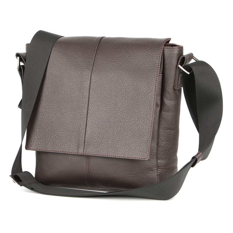 Сумка SHVIGEL кожаная Коричневая