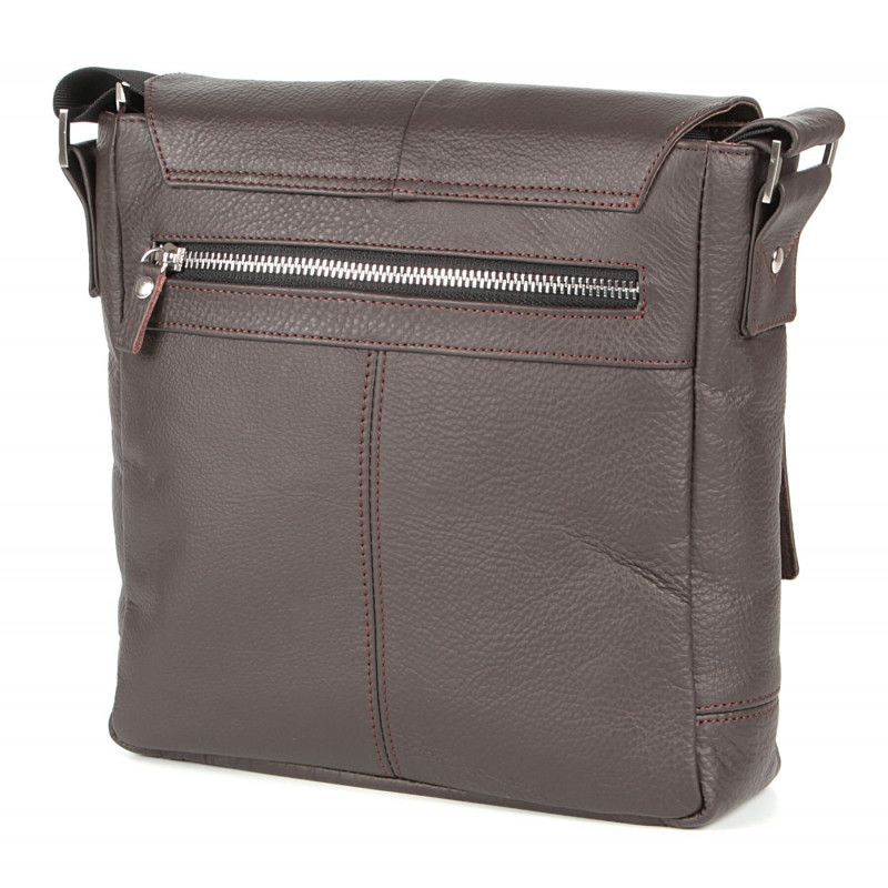 Сумка SHVIGEL кожаная Коричневая