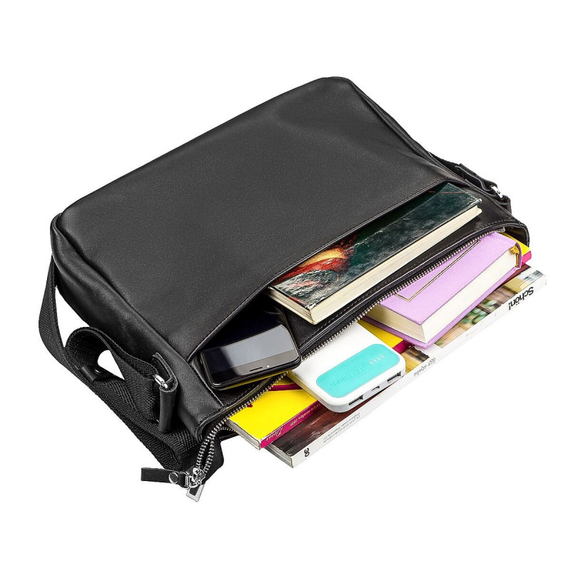 Сумка SHVIGEL кожаная Черная