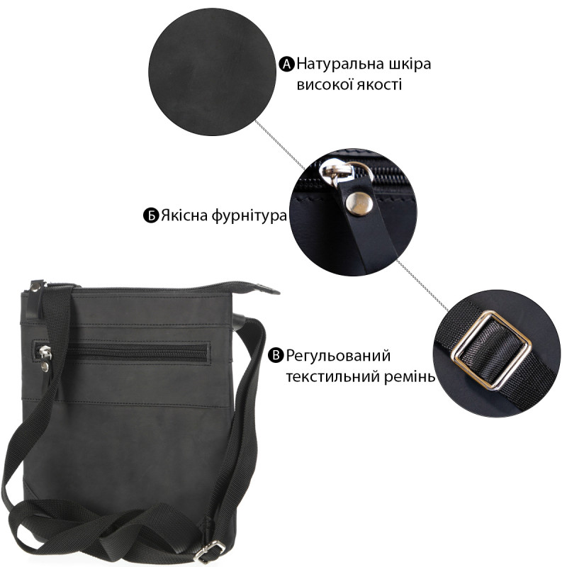 Сумка SHVIGEL Чорна