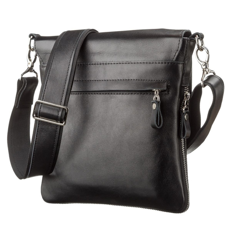 Сумка SHVIGEL из натуральной кожи Черная