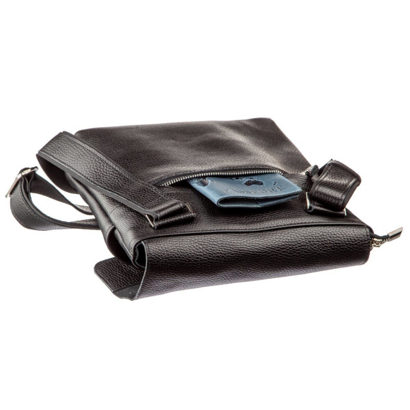 Сумка SHVIGEL из натуральной кожи Черная