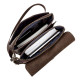 Сумка мужская SHVIGEL кожаная Коричневая