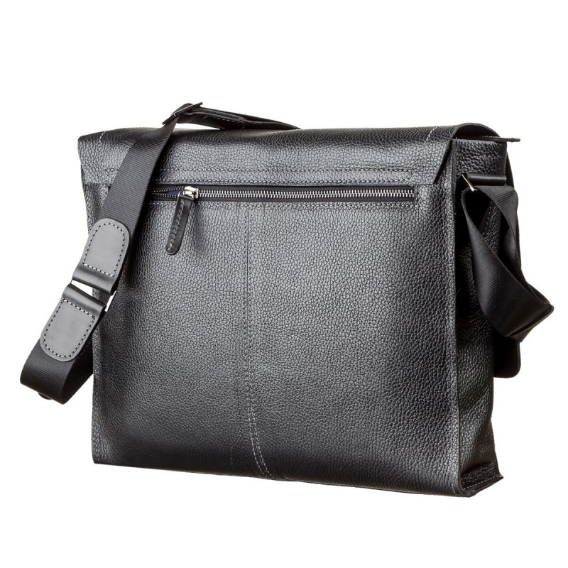 Сумка мужская SHVIGEL кожаная Черная