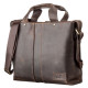 Сумка мужская SHVIGEL кожаная Коричневая