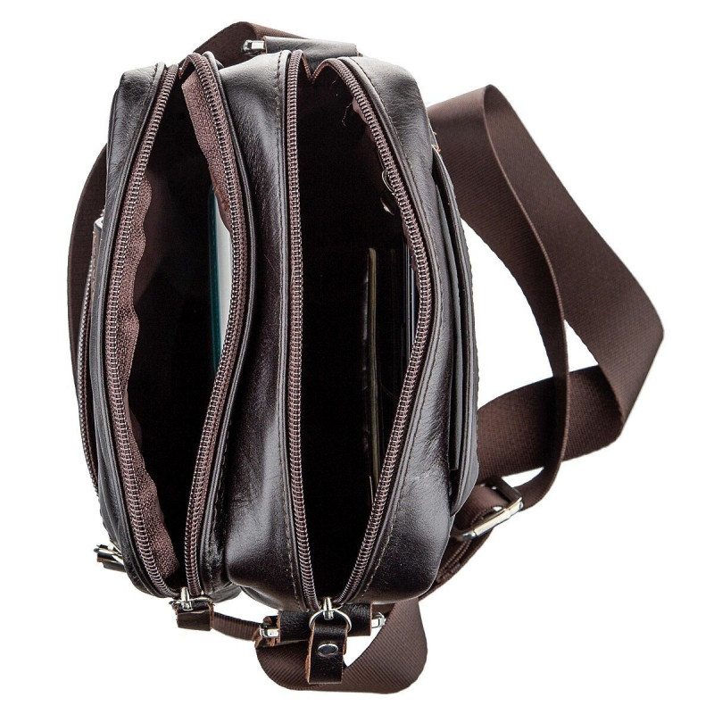 Сумка мужская SHVIGEL Коричневая