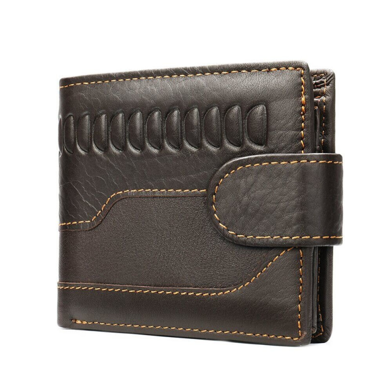 Мужской кошелек с тиснением Vintage Коричневый