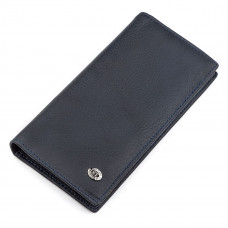 Мужской купюрник ST Leather (ST) очень удобный Синий