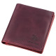 Оригінальне портмоне жіноче з накладною монетницьою GRANDE PELLE Бордове