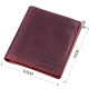 Оригінальне портмоне жіноче з накладною монетницьою GRANDE PELLE Бордове