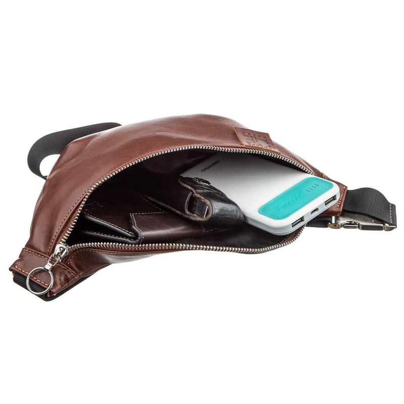 Поясна сумка GRANDE PELLE Коричнева