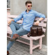 Деловая сумка на плечо кожаная Vintage Коричневая