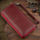 Універсальний клатч-гаманець для жінок ST Leather Темно-червоний