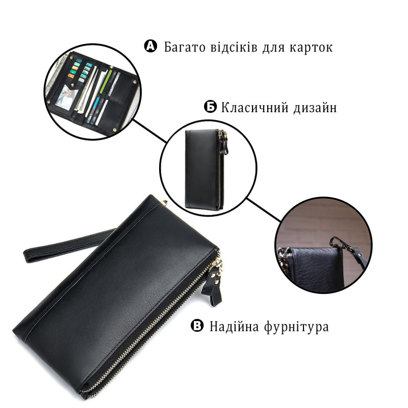 Клатч унисекс Vintage Черный