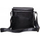 Сумка мессенджер Vintage кожаная Черная