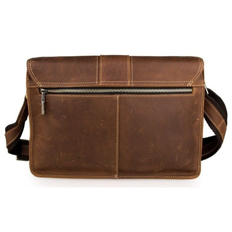 Сумка чоловіча Vintage в вінтажному стилі Коричнева