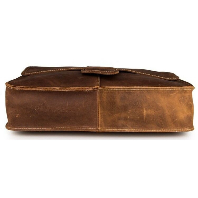 Сумка чоловіча Vintage в вінтажному стилі Коричнева