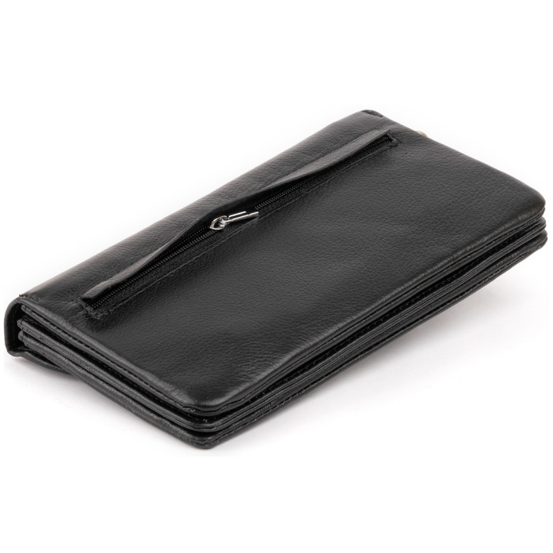 Клатч из кожи женский ST Leather Черный
