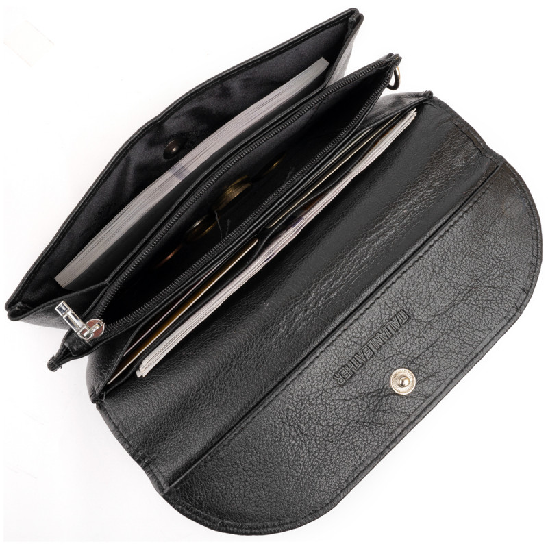 Клатч из кожи женский ST Leather Черный