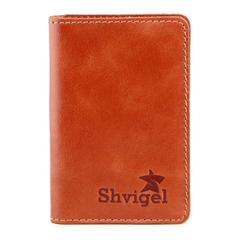Кожаная визитница SHVIGEL