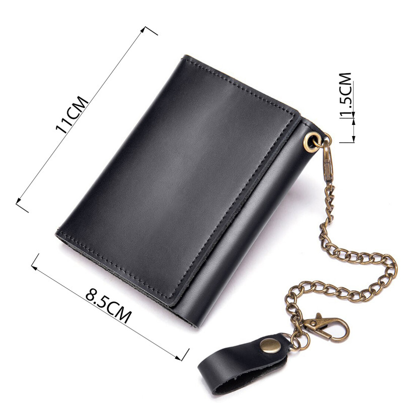 Портмоне на цепочке Vintage Черное