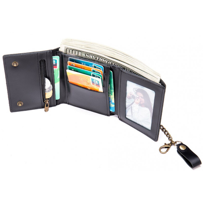 Портмоне на цепочке Vintage Черное