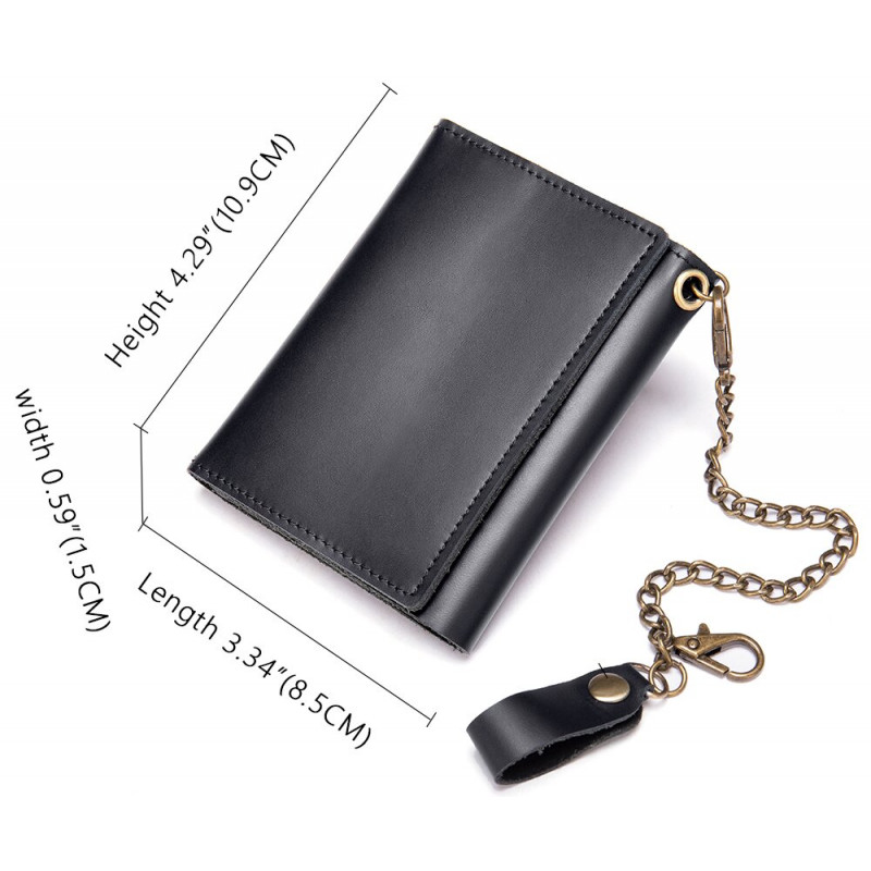 Портмоне на цепочке Vintage Черное