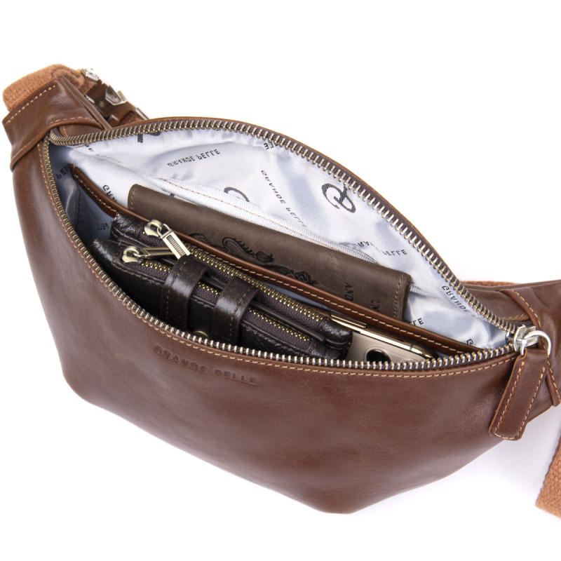 Поясна сумка GRANDE PELLE Руда