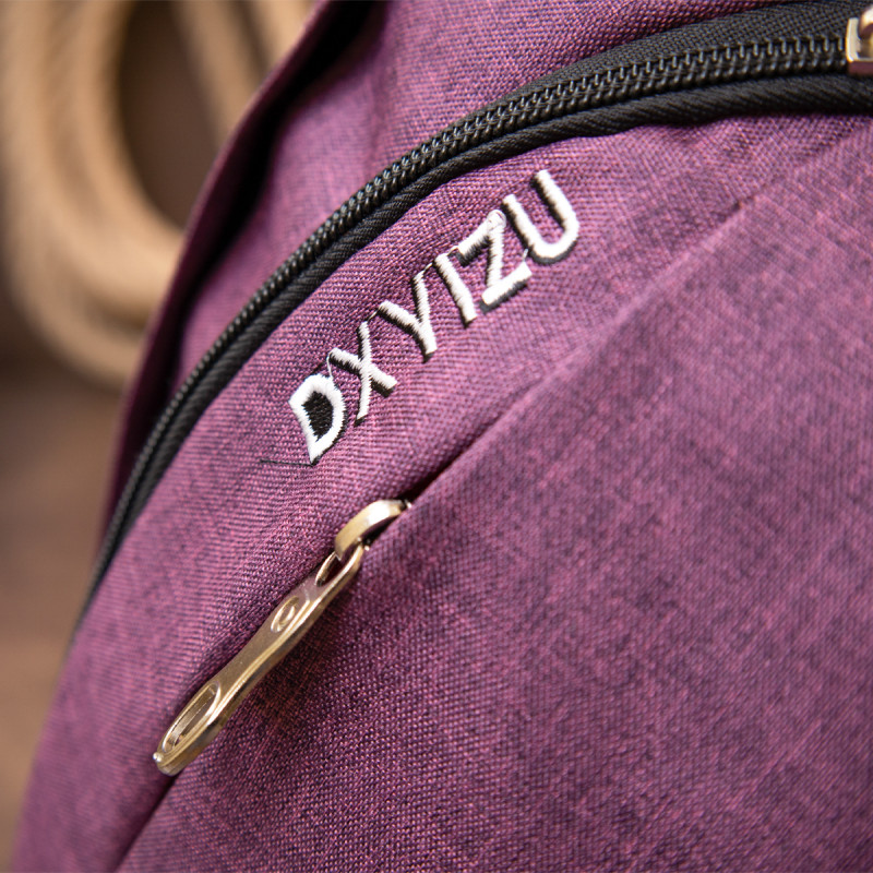 Сумка унисекс через плечо смарт текстильная Vintage Малиновая