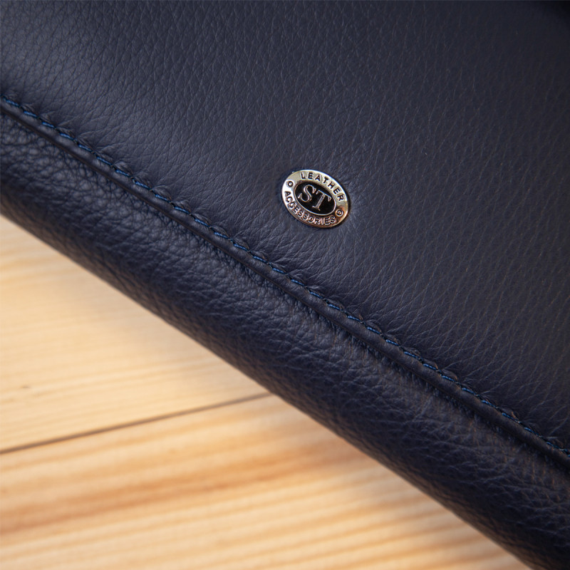 Женский кошелек ST Leather  Темно-синий