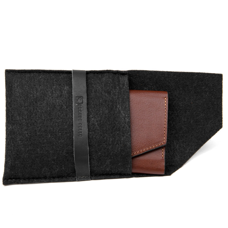 Оригинальное портмоне для мужчин GRANDE PELLE Коричневый