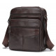 Мессенджер мужской с двумя карманами Vintage Коричневый