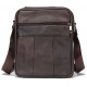 Мессенджер мужской с двумя карманами Vintage Коричневый