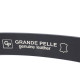 Интересный ремень под джинсы из натуральной кожи GRANDE PELLE Черный