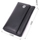 Вместительная ключница из натуральной кожи ST Leather Черный