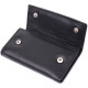 Вместительная ключница из натуральной кожи ST Leather Черный