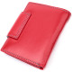 Яркий кожаный кошелек для женщин с интересной монетницей ST Leather Красный