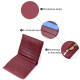 Маленький женский кошелек из натуральной кожи ST Leather Бордовый