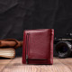Маленький женский кошелек из натуральной кожи ST Leather Бордовый