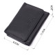 Кожаный лаконичный кошелек для женщин ST Leather Черный