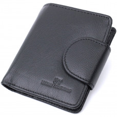 Вертикальный кошелек для женщин из натуральной кожи ST Leather Черный